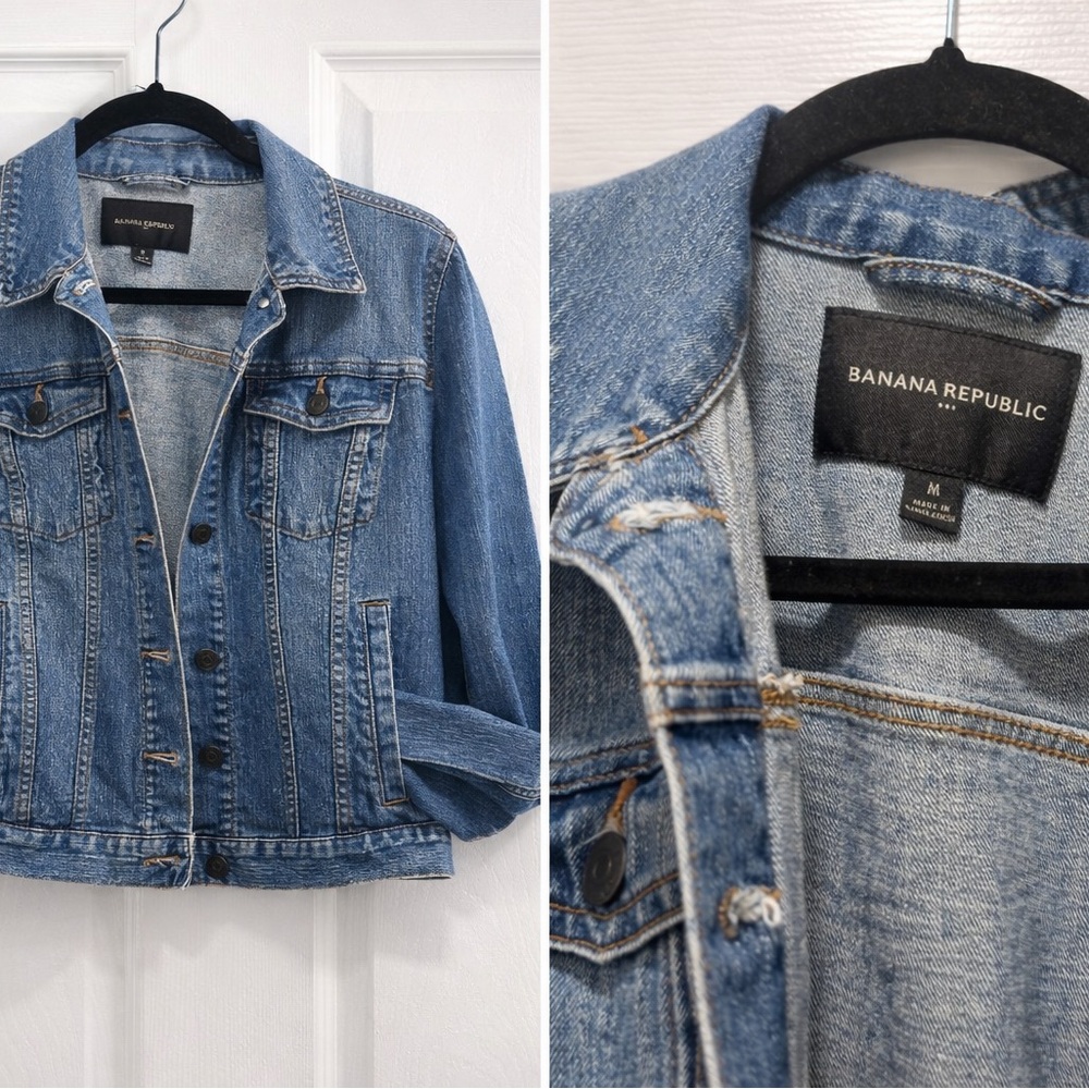 Banana Republic Classic Blue Jean Jacket